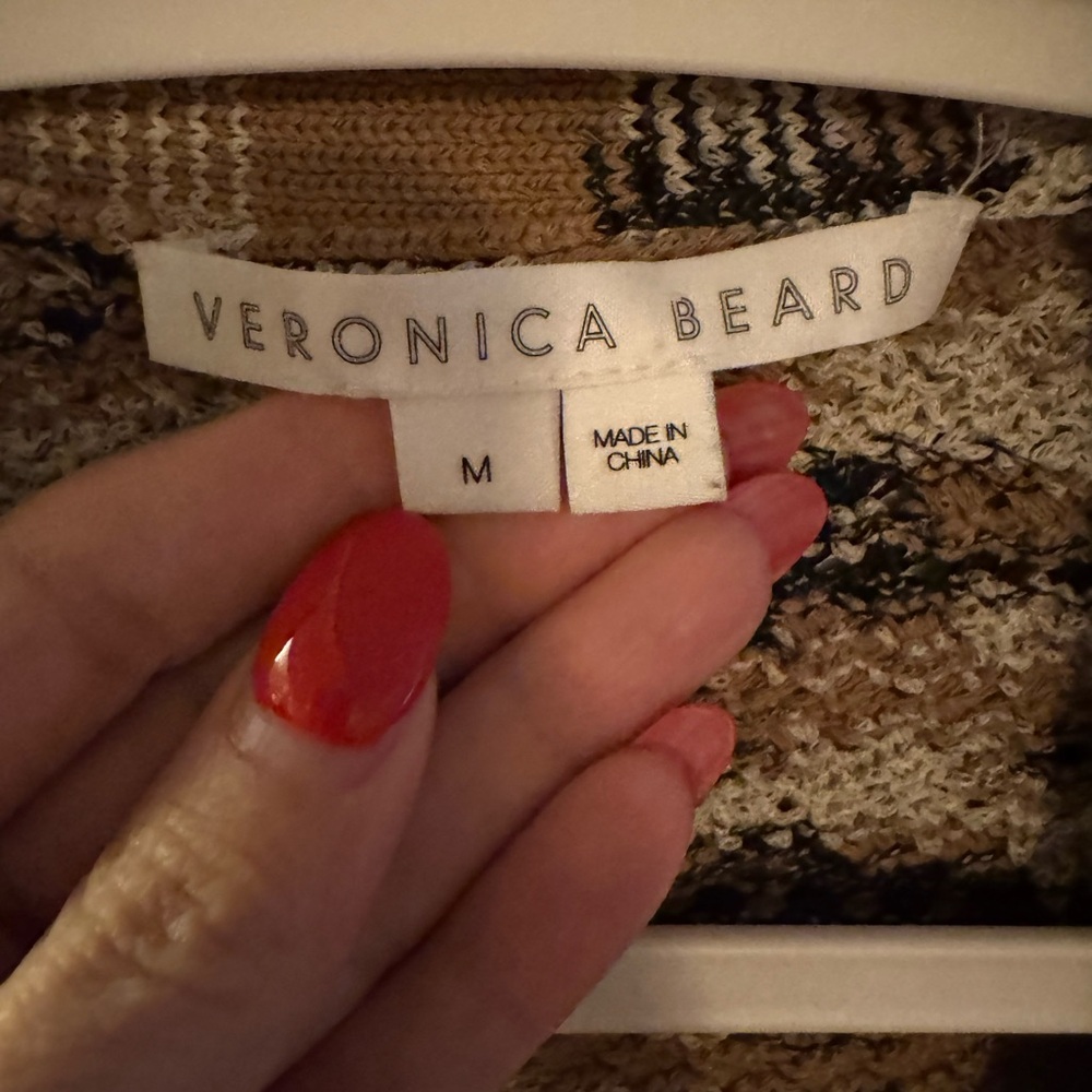 Veronica Beard Cecily Wool Blend Cardigan Medium - Picture 4 of 6